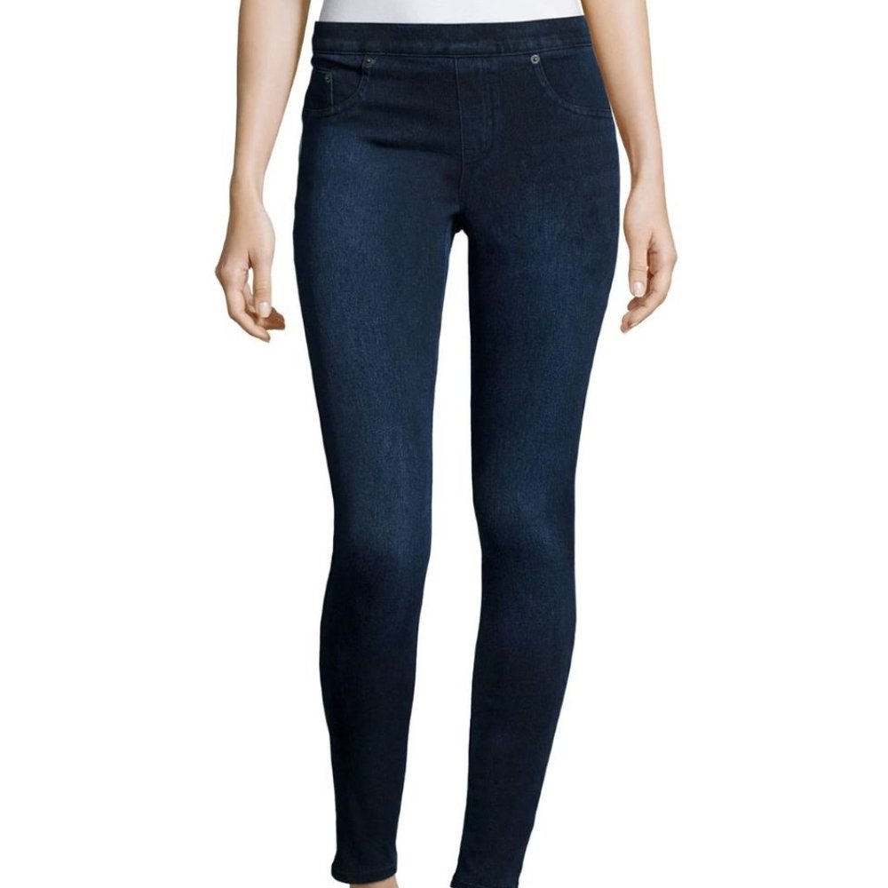 SPANX by Sara Blakely Jean-ish Denim Ankle Leggings Jeans Women's Size Medium